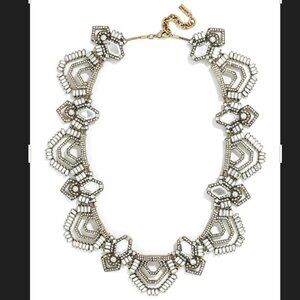 Olivia Palermo x Baublebar Art Deco Garbo Collar Statement Necklace